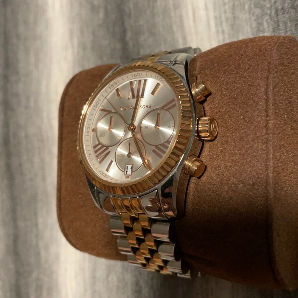 Michael Kors Two-Tone Watch - Picture 2 of 6